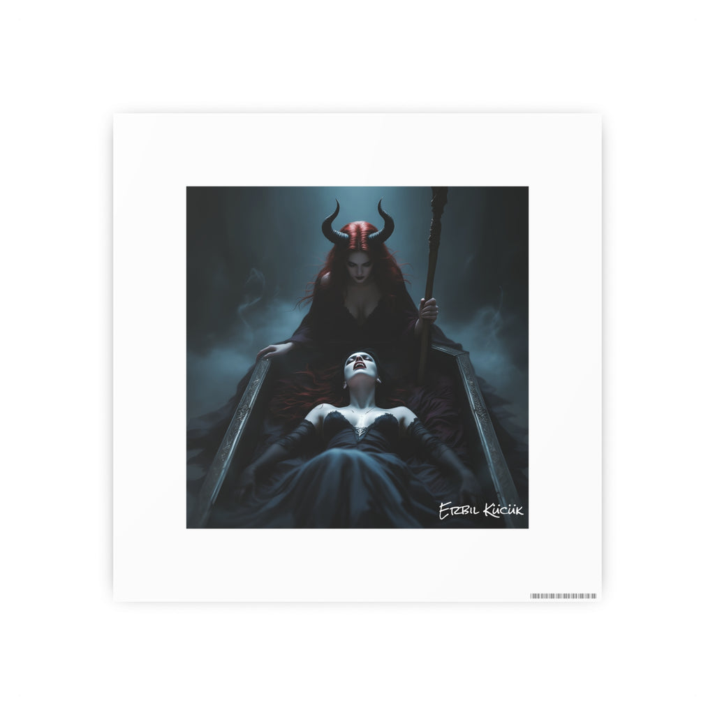 Dark Fantasy Art Poster — Queen of Shadows Photo Print