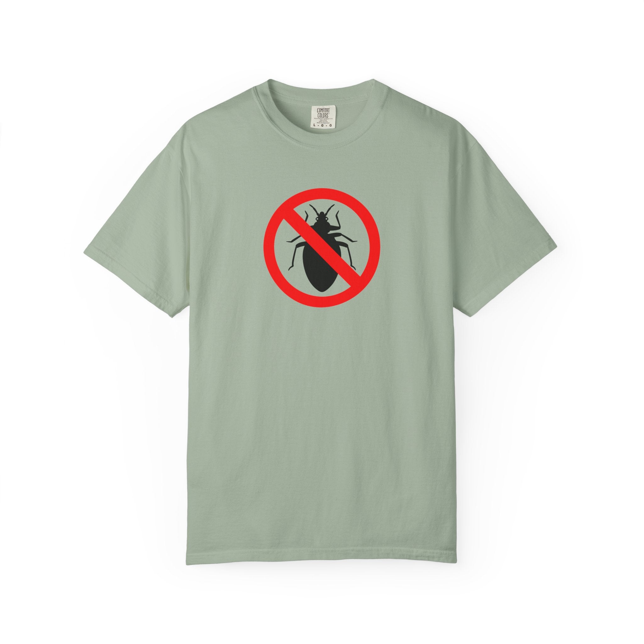 T‑Shirt — No Bugs Logo Tee (Bug Prohibition Symbol)