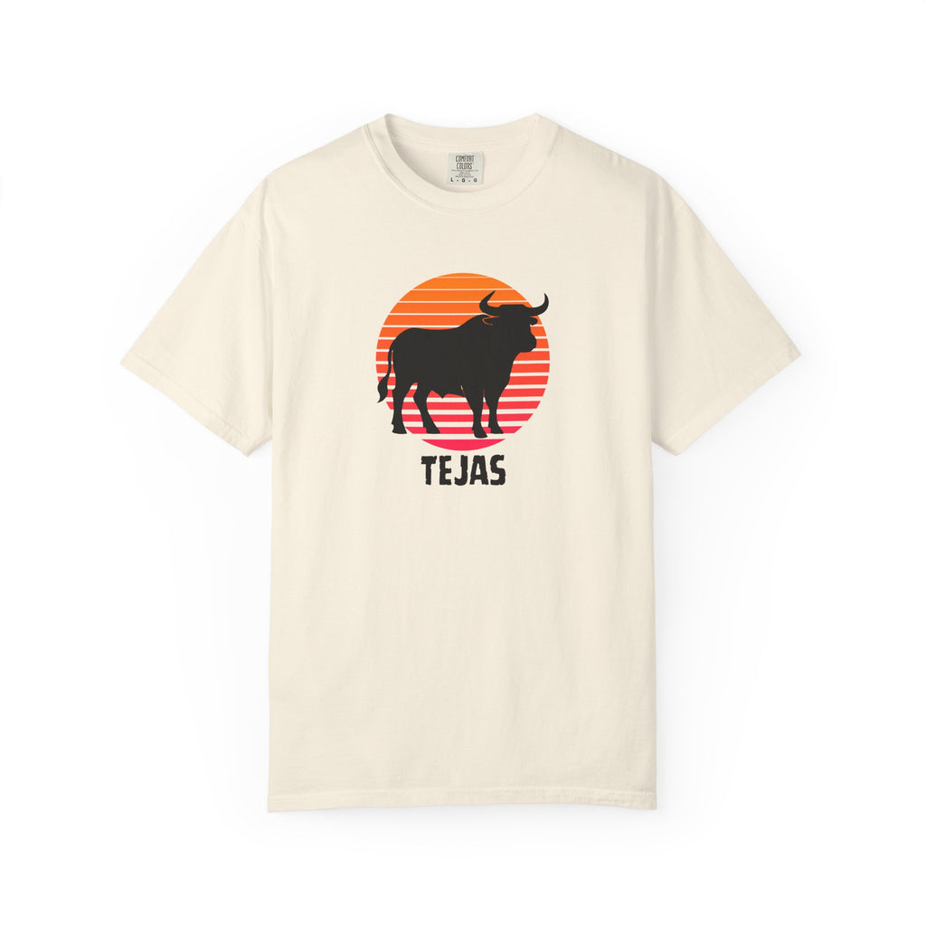 Tejas Bull Sunset T-Shirt