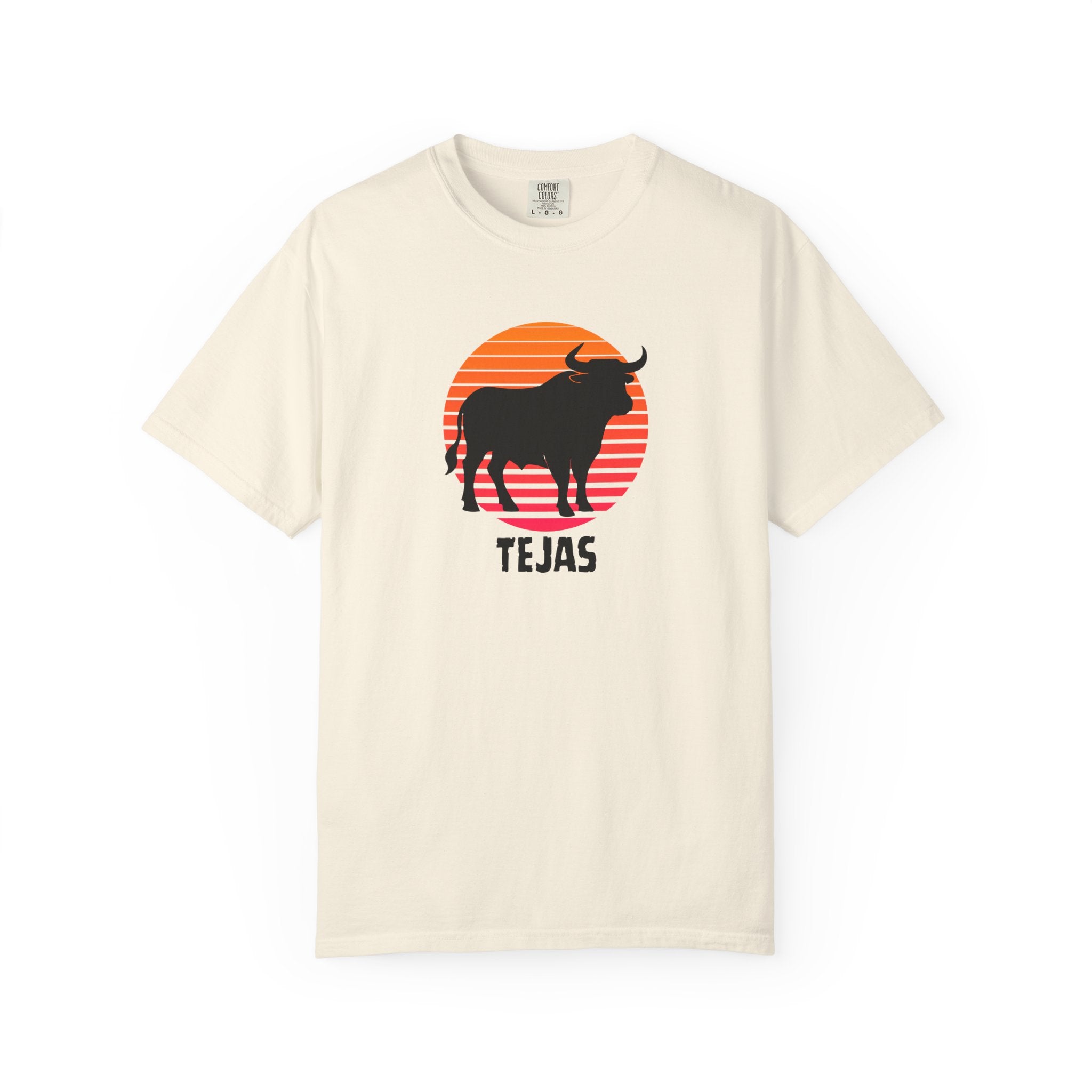 Tejas Bull Sunset T-Shirt