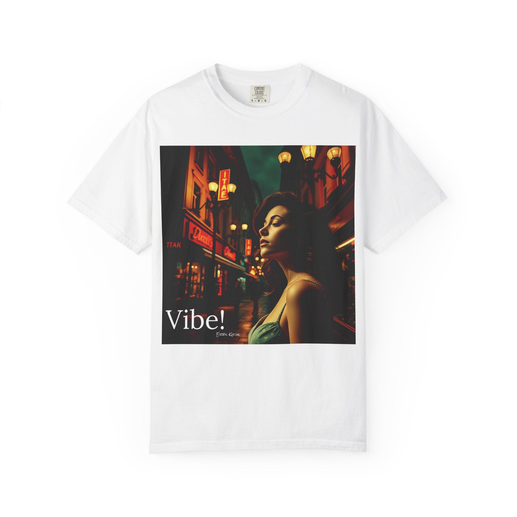 Vibe! - Album Art Merch - Unisex Garment-Dyed T-shirt,