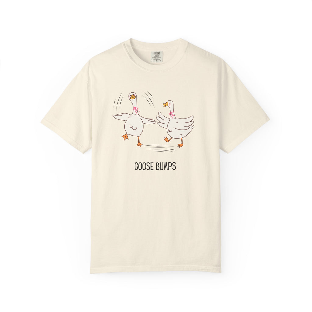 Goose Bumps T-Shirt — Cute Dancing Geese Graphic Tee