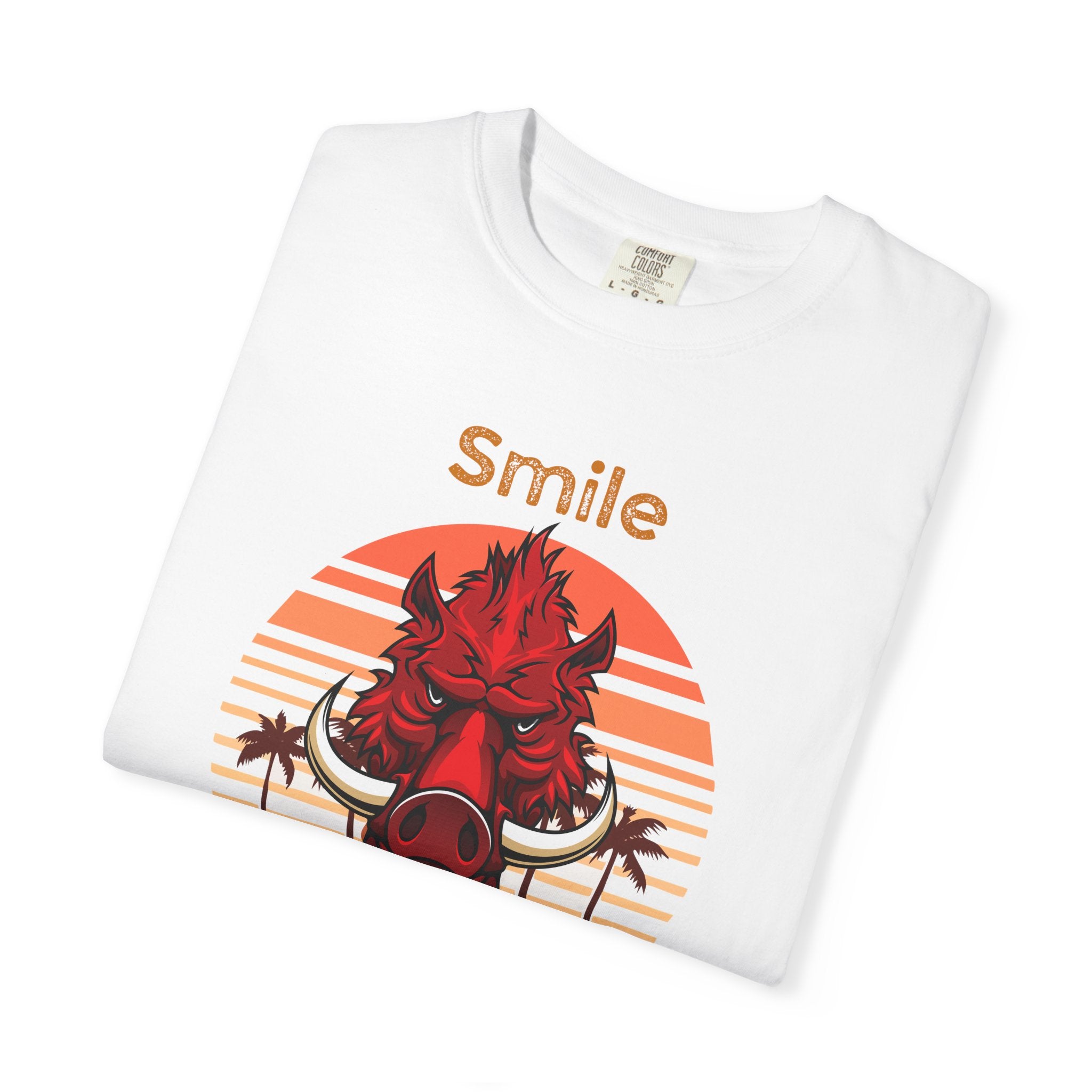 Smile It's Wednesday T-Shirt — Retro Warthog Graphic Tee