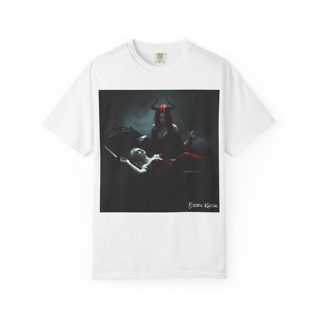 Horror Demon Embrace T-Shirt — Gothic Art Graphic Tee