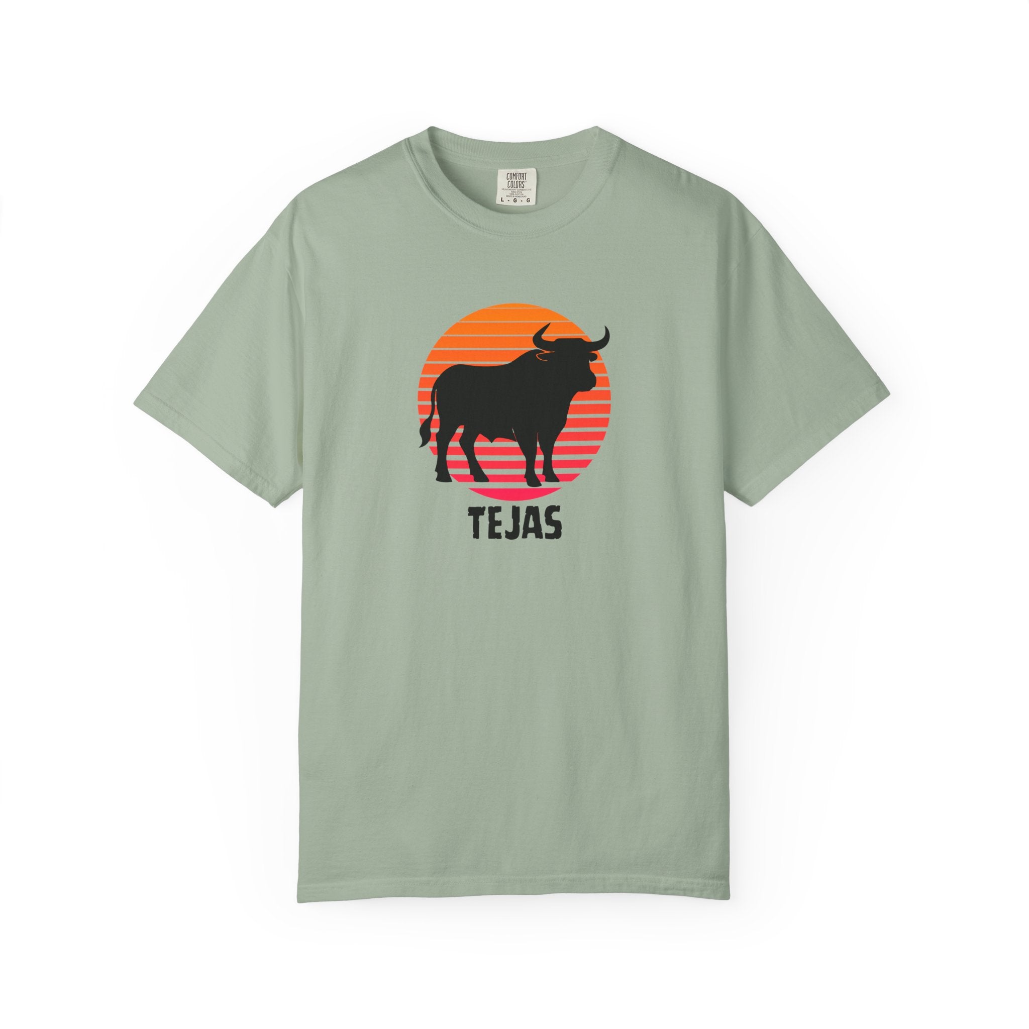 Tejas Bull Sunset T-Shirt