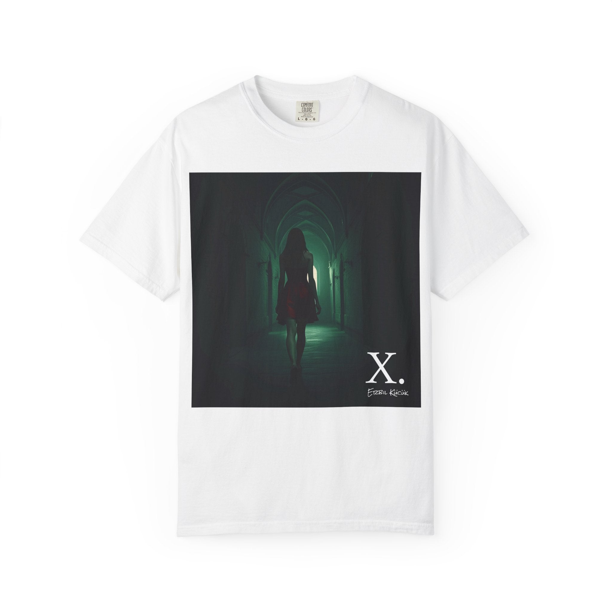 Horror Gothic T-Shirt — Album Art Merch - Shadowed Corridor 'X' Graphic Tee