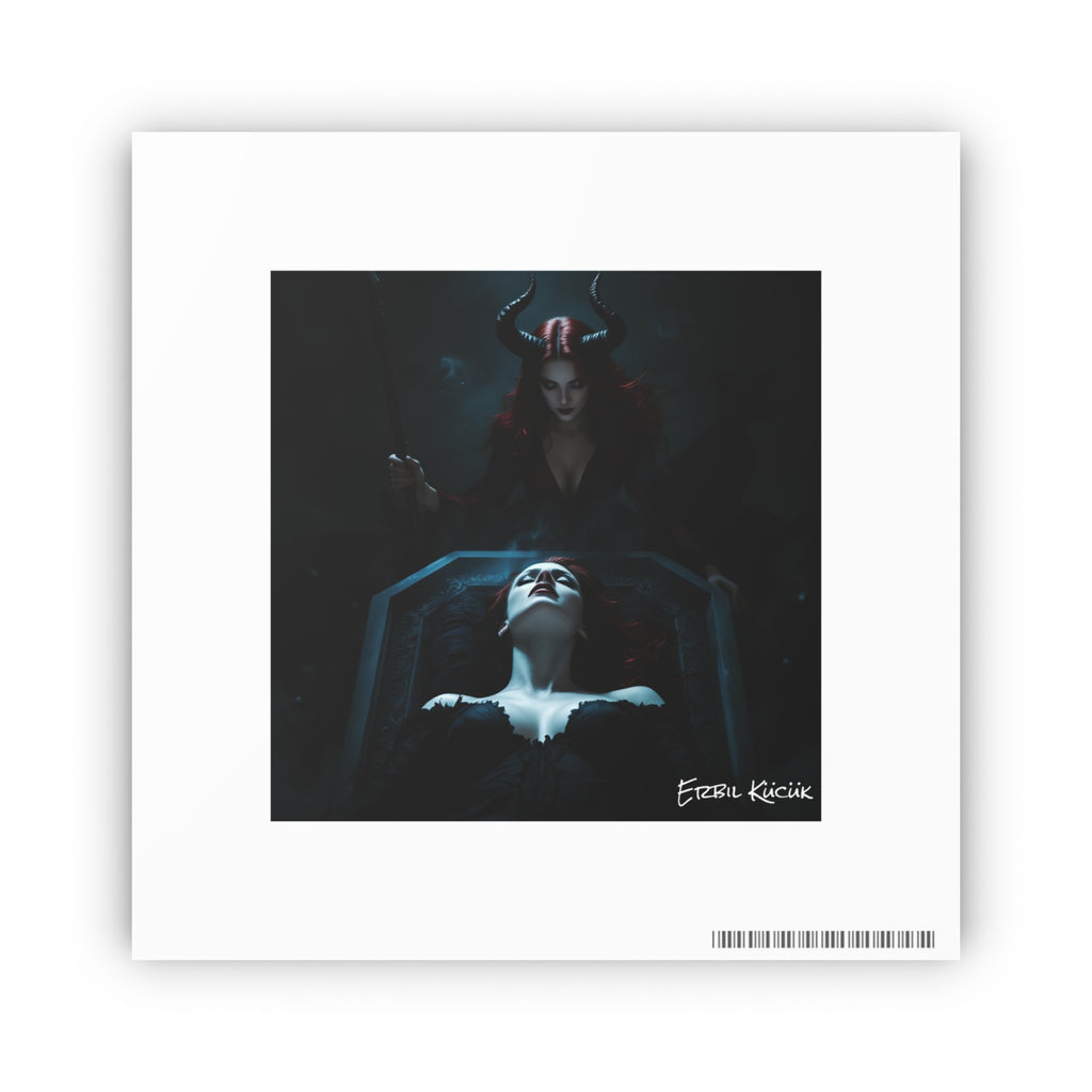 Dark Fantasy Photo Art Poster — 'Ritual of the Night' Gothic Wall Print