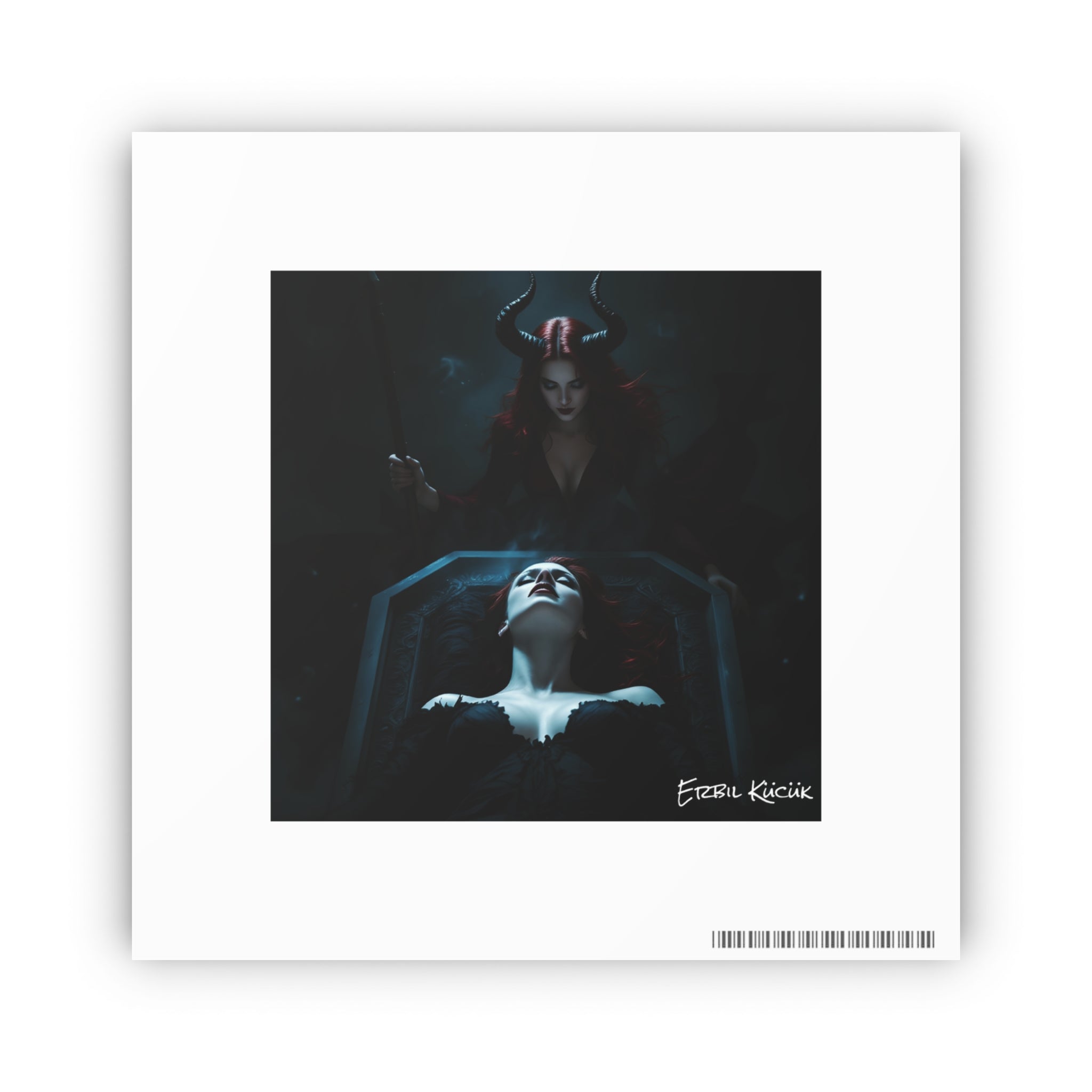 Dark Fantasy Photo Art Poster — 'Ritual of the Night' Gothic Wall Print