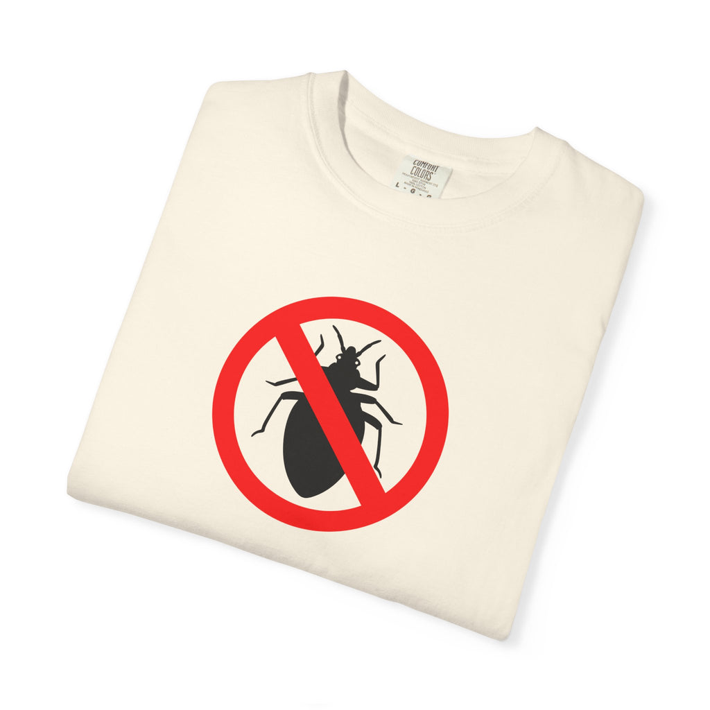 T‑Shirt — No Bugs Logo Tee (Bug Prohibition Symbol)