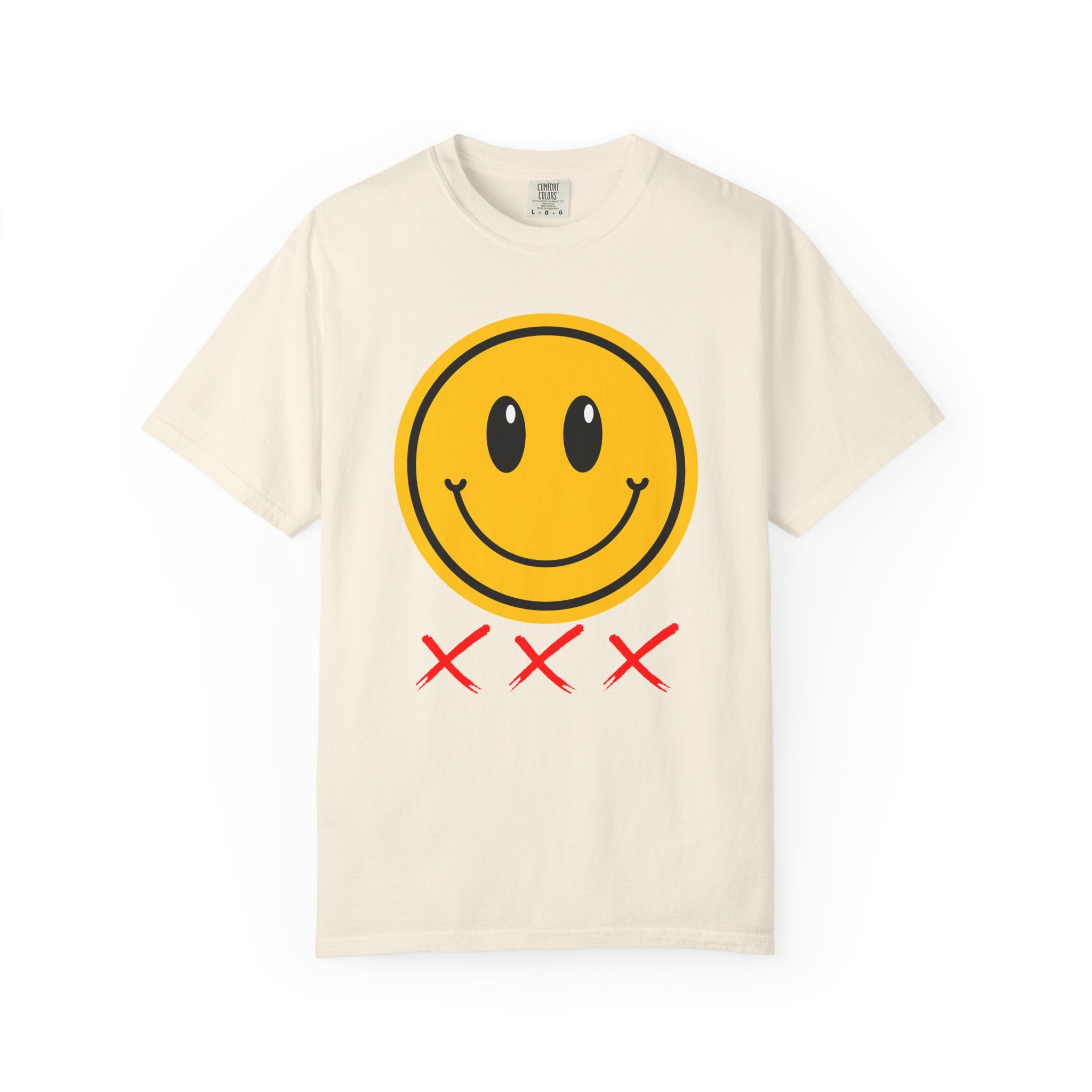 Smiley Face 'XXX' Graphic T-Shirt