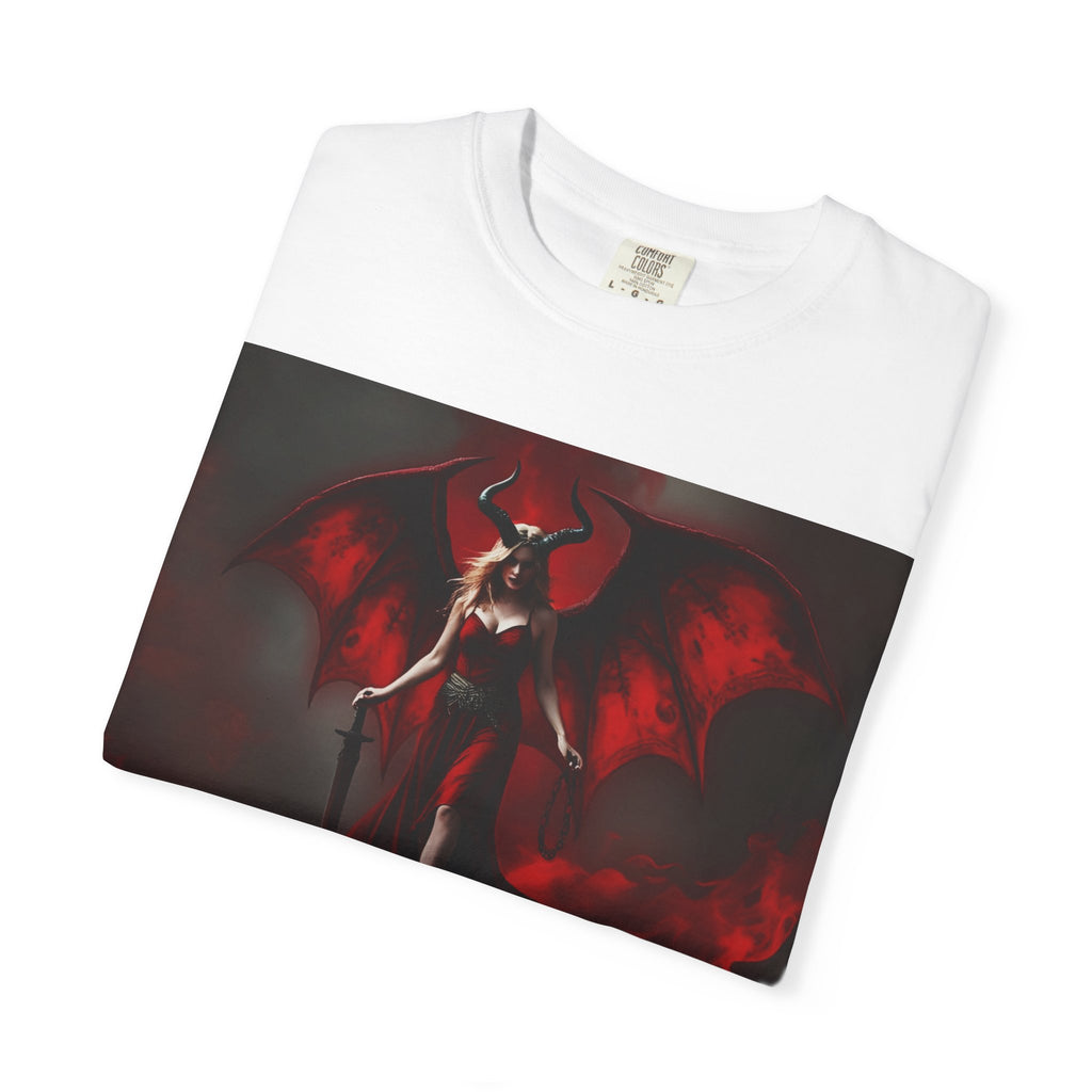 XIII Album Merch - Devil Illustration T-Shirt – Gothic Red Demon Art