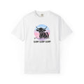 Cow Sunset T-Shirt — 'SLURP SLURP SLURP' Retro Pastel Cow Graphic Tee