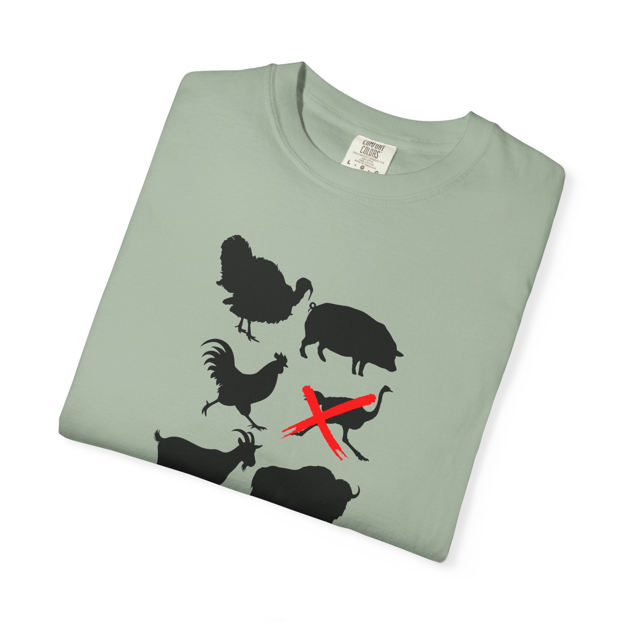 Chicken, Pig, Cow Farm Animals T‑Shirt — "Nom Nom Nom" Graphic Tee