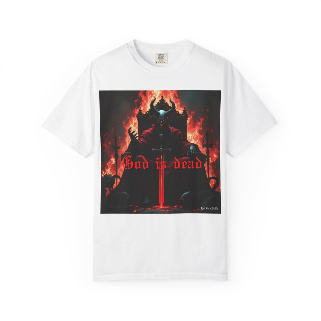 God Is Dead T-Shirt — Dark Fantasy Demon Graphic Tee