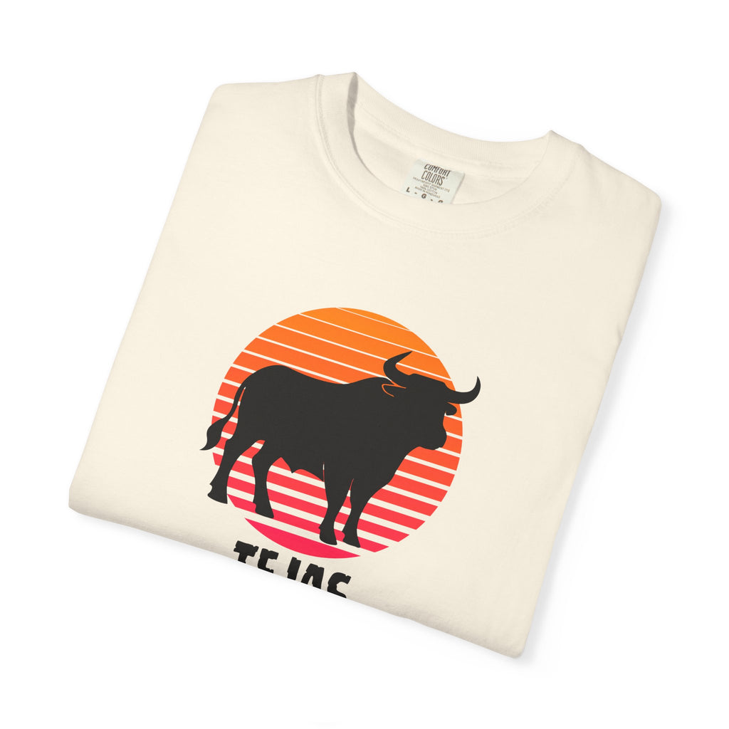 Tejas Bull Sunset T-Shirt