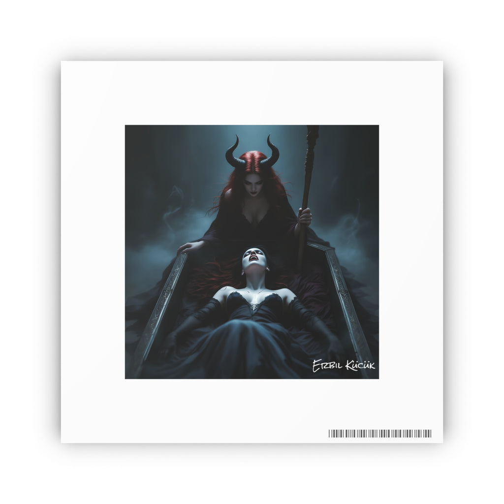 Dark Fantasy Art Poster — Queen of Shadows Photo Print