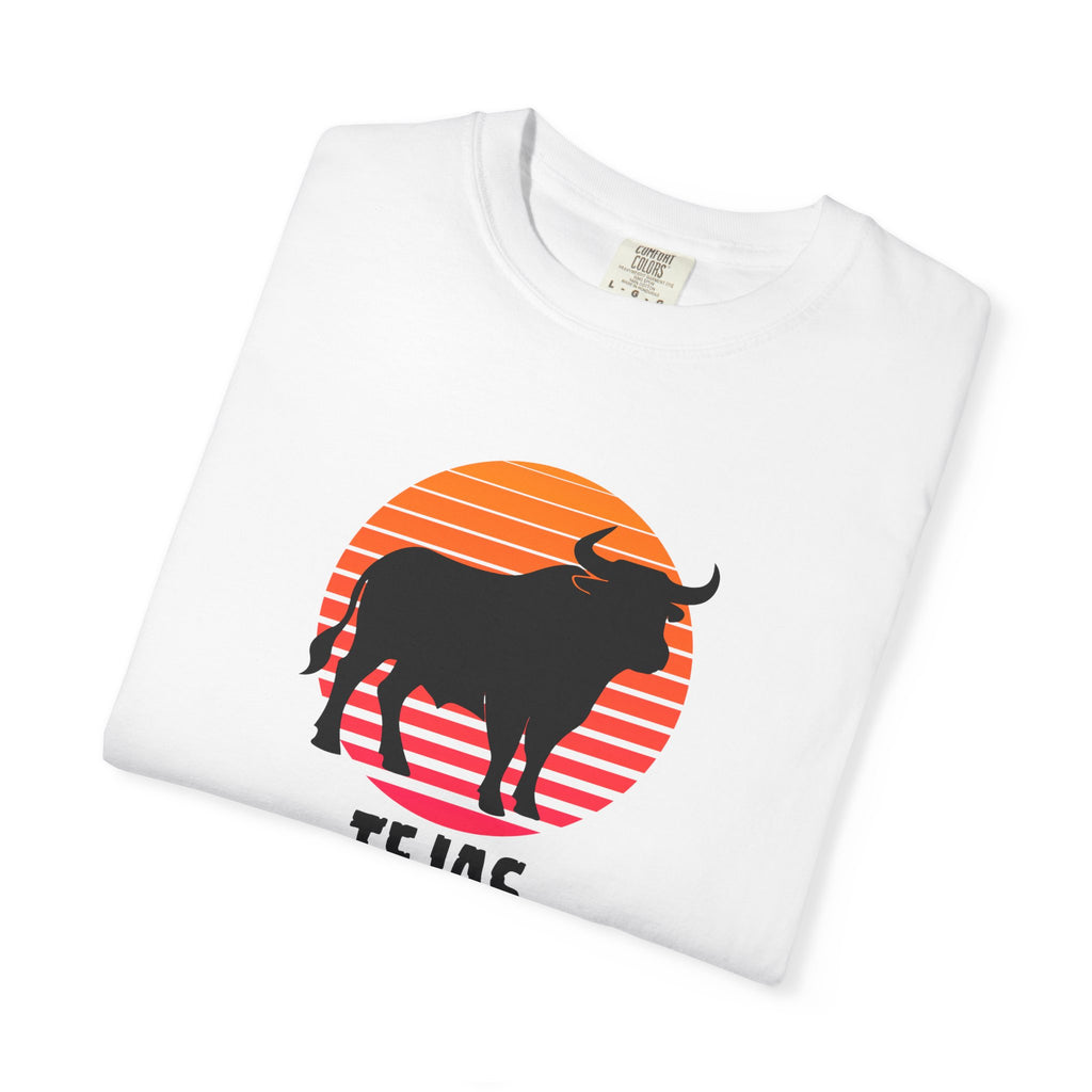 Tejas Bull Sunset T-Shirt