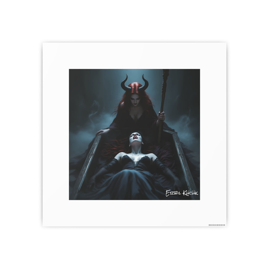 Dark Fantasy Art Poster — Queen of Shadows Photo Print
