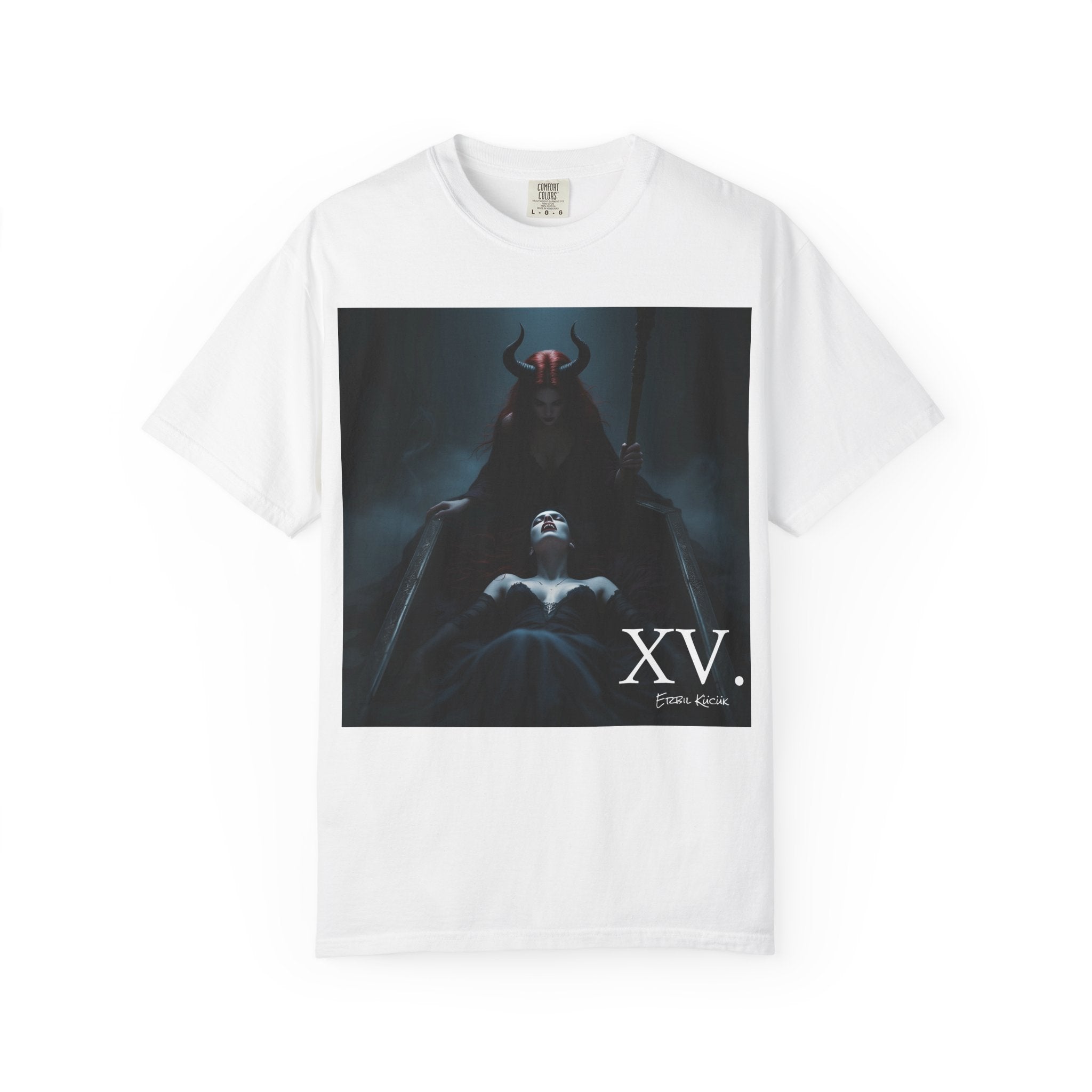 Vampire Death Album Merch XV Graphic T‑Shirt — Dark Gothic Illustration