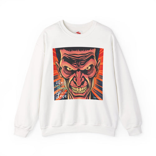 "Do All Things With Love" Unisex Heavy Blend™ Crewneck Sweatshirt - Bold Graphic Design for Everyday Comfort