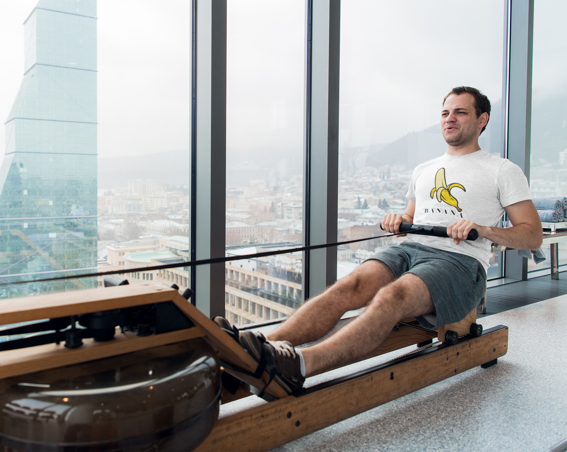 Banana Graphic T-Shirt — Playful Peel Illustration Tee