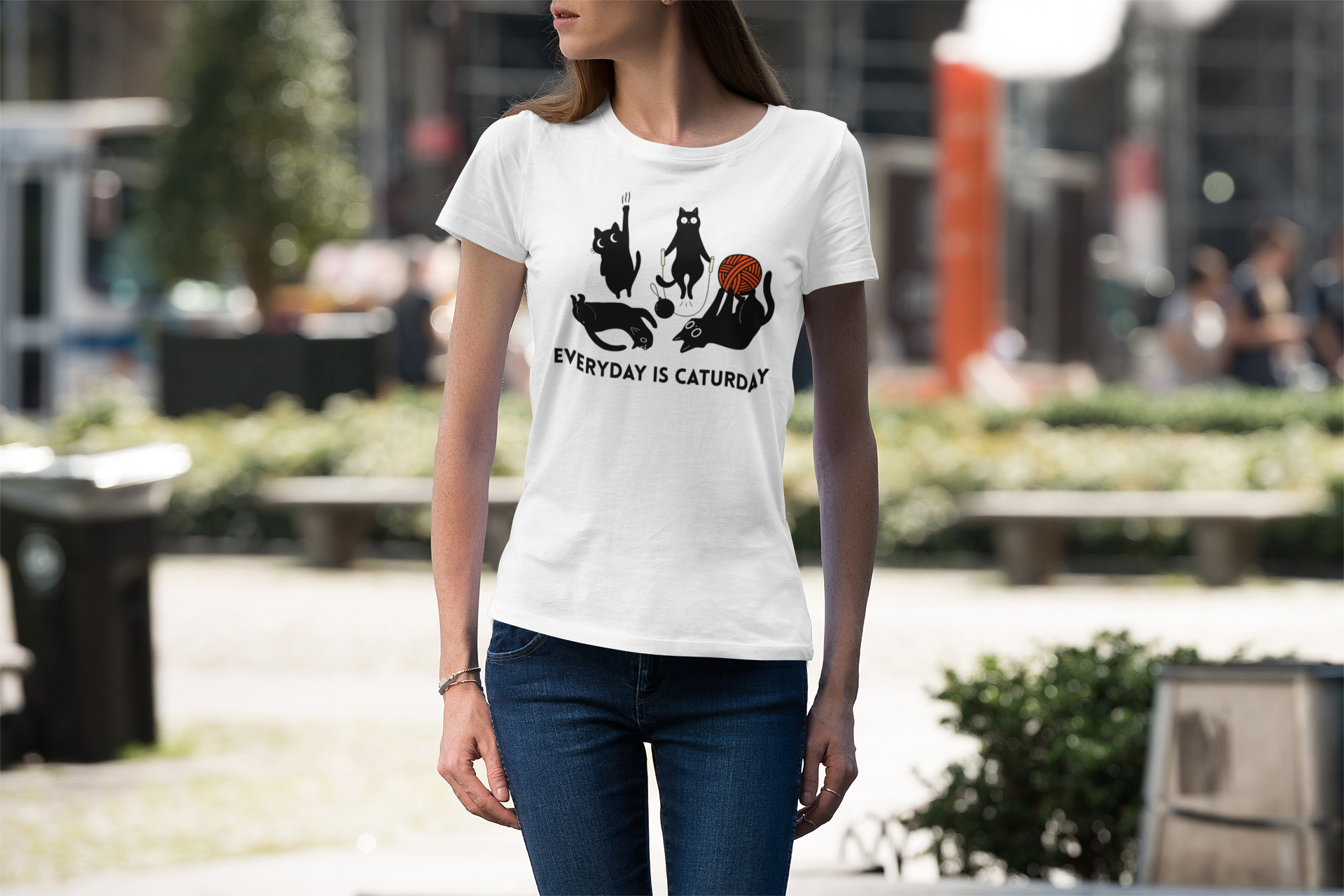 Caturday Cat T-Shirt — Everyday Is Caturday Graphic Tee