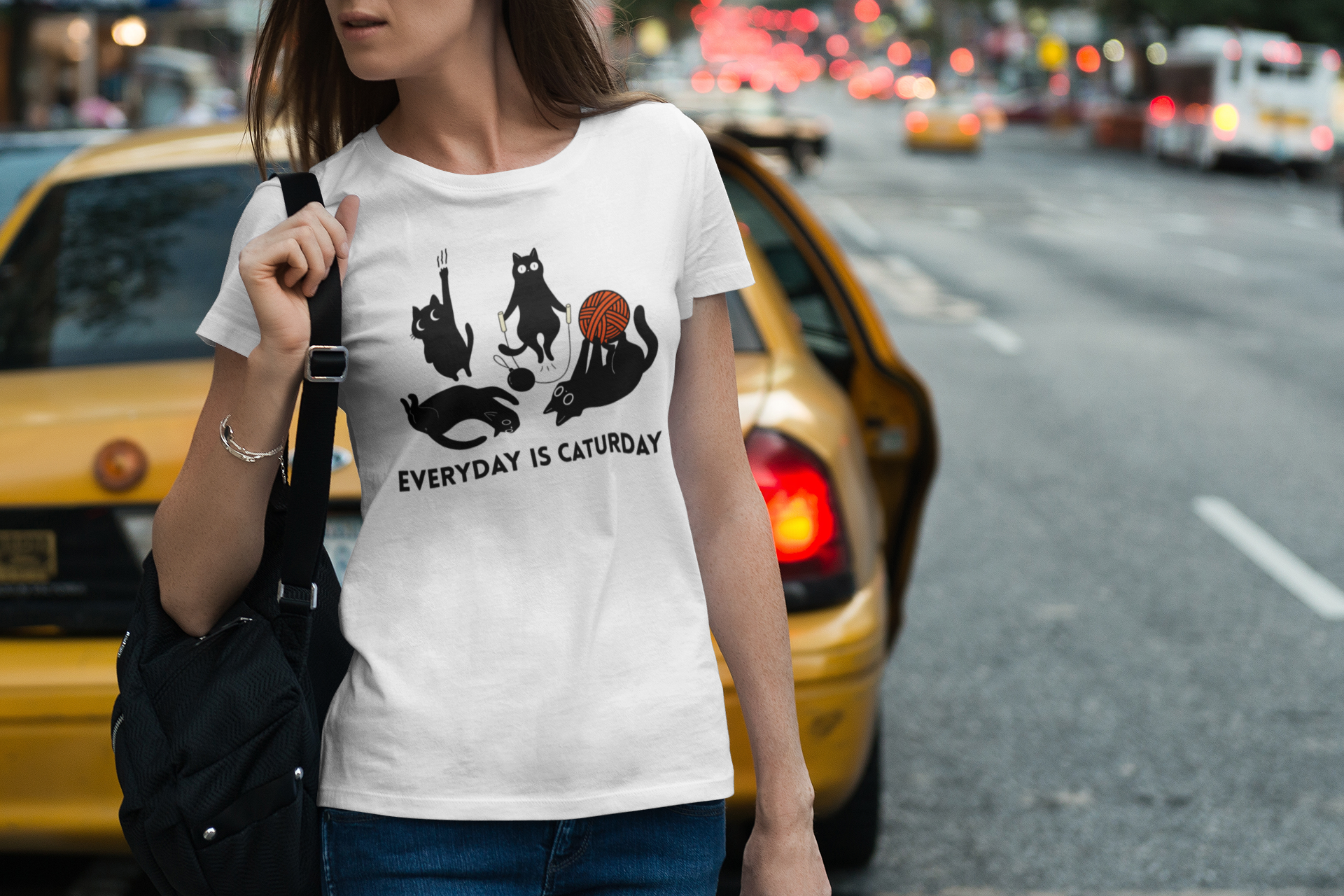 Caturday Cat T-Shirt — Everyday Is Caturday Graphic Tee