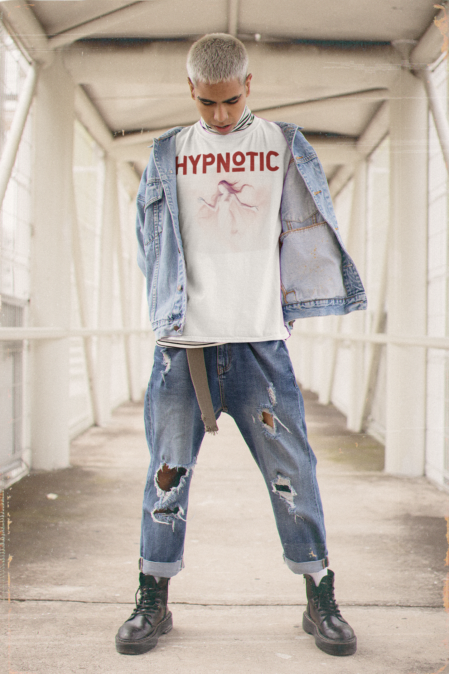 Hypnotic Graphic T-Shirt — Ethereal Dancer Vintage Band Tee