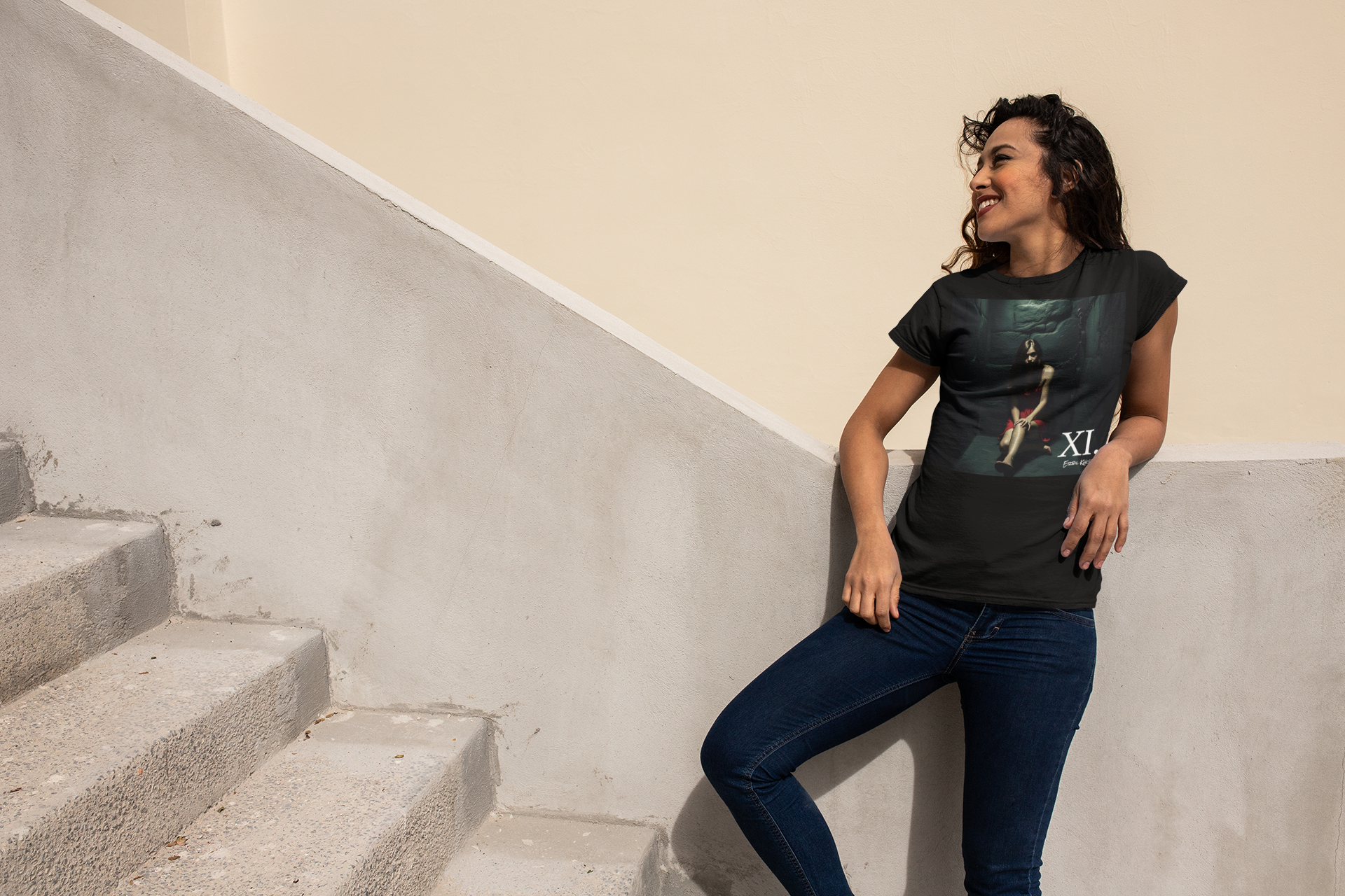 Album Merch XI - Dark Portrait T-Shirt — Moody Gothic