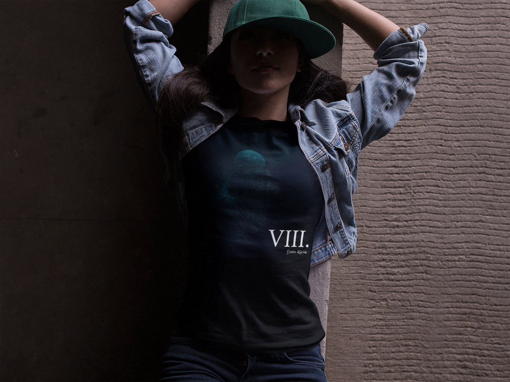 Album Merch VIII T-Shirt — Moody Gothic Portrait