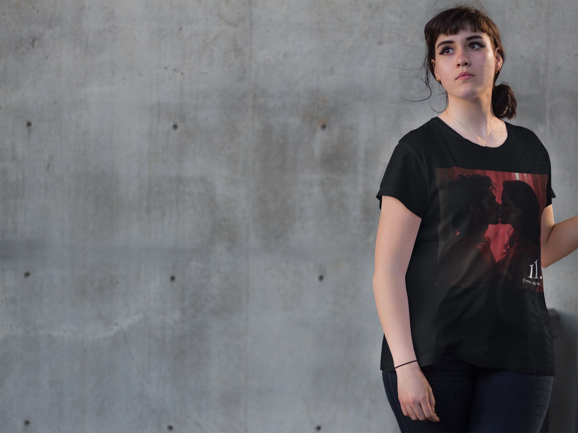 Romantic Red Silhouette T-Shirt — Album Merch II. Love Graphic