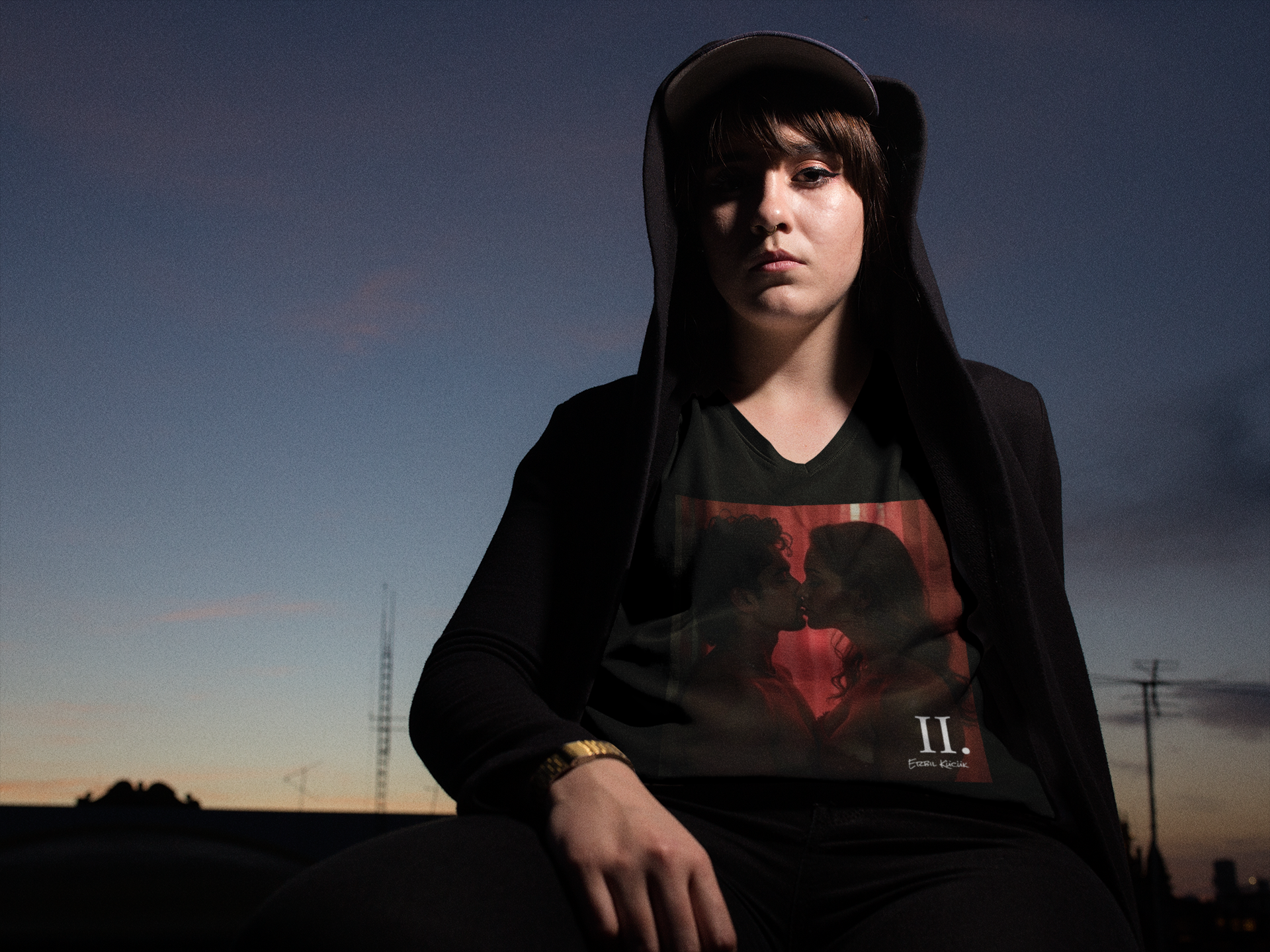 Romantic Red Silhouette T-Shirt — Album Merch II. Love Graphic