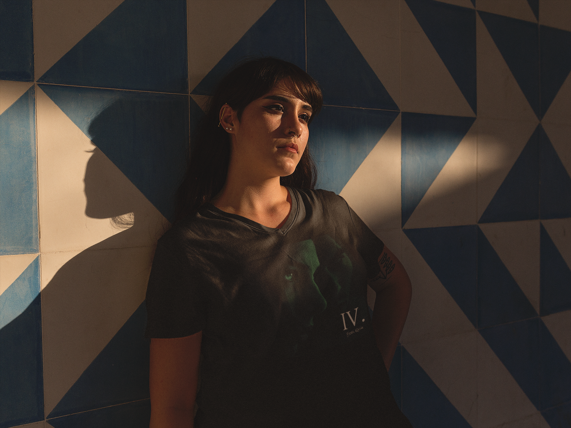 T-Shirt — Dark Portrait Album Merch IV Graphic