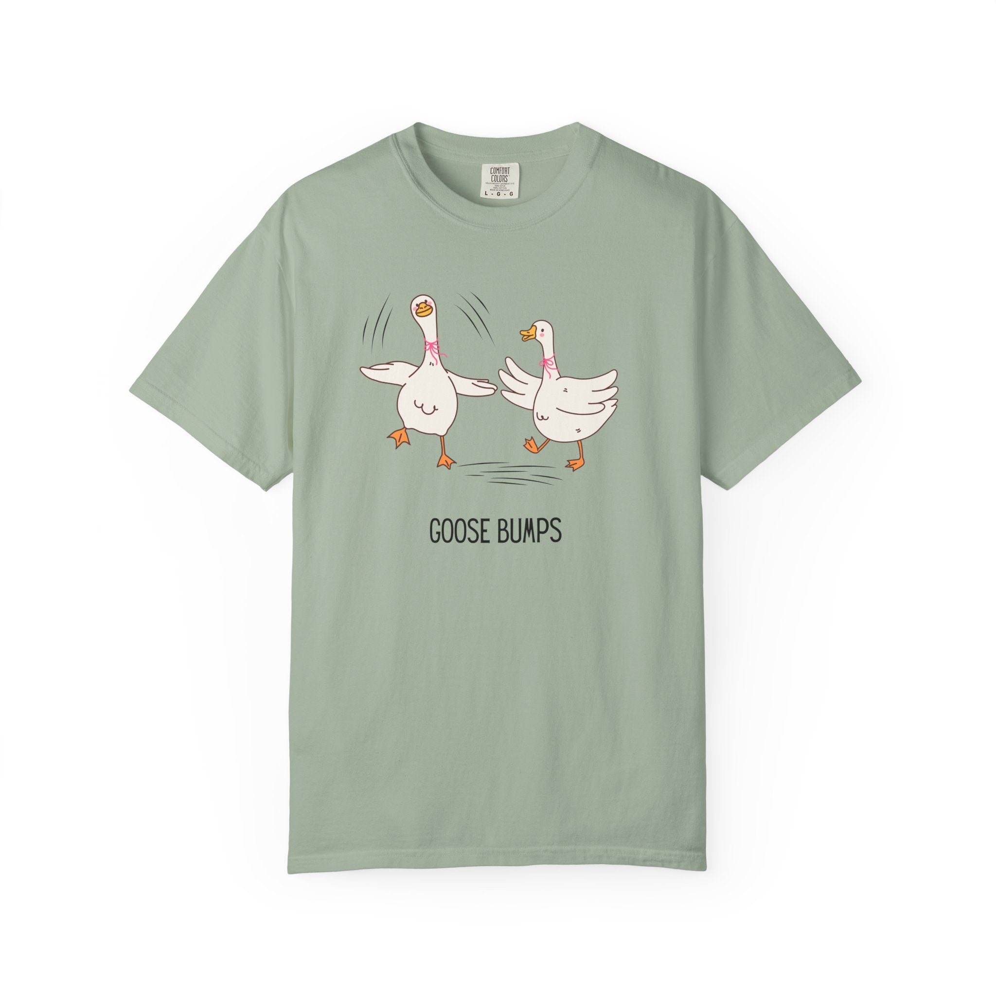 Goose Bumps T-Shirt — Cute Dancing Geese Graphic Tee