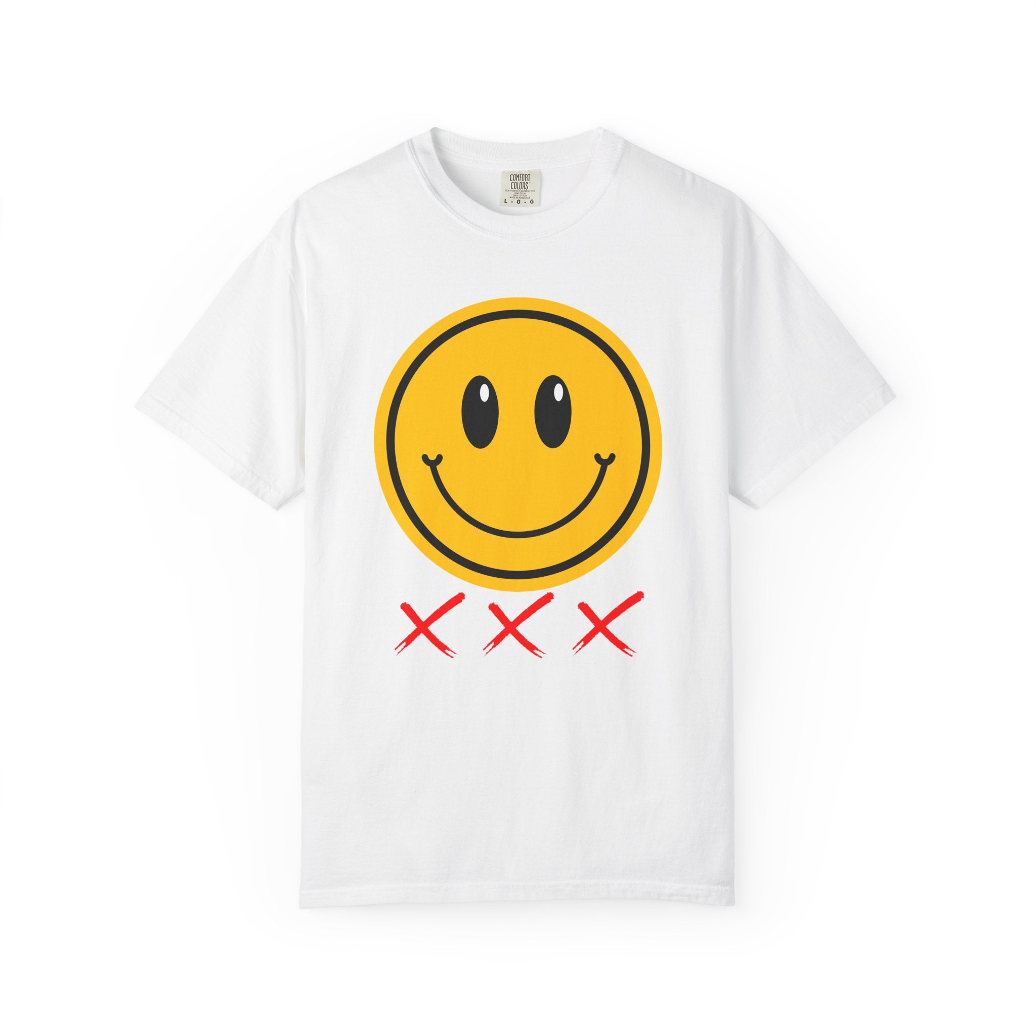 Smiley Face 'XXX' Graphic T-Shirt