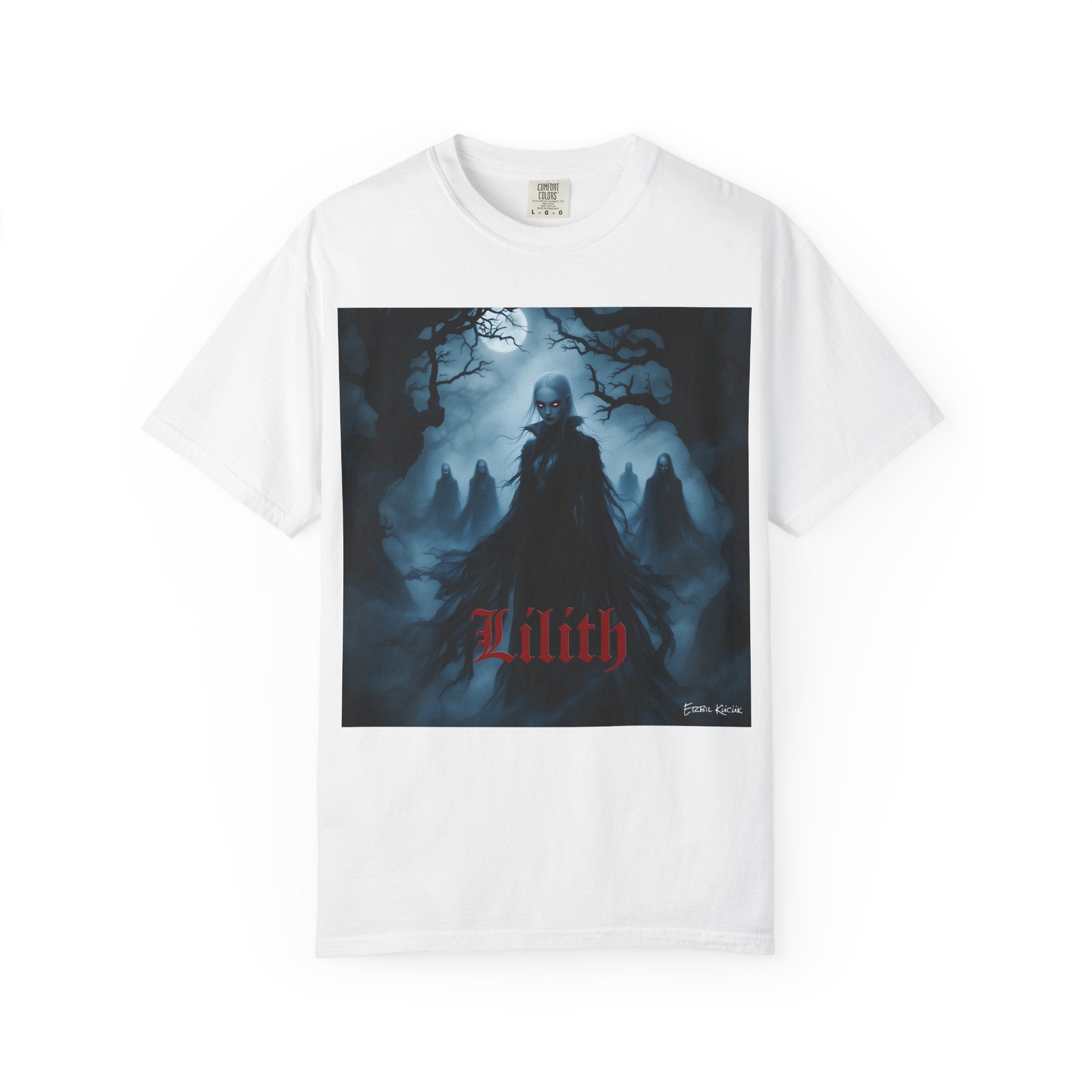 Lilith Gothic T-Shirt — Dark Fantasy Horror Graphic