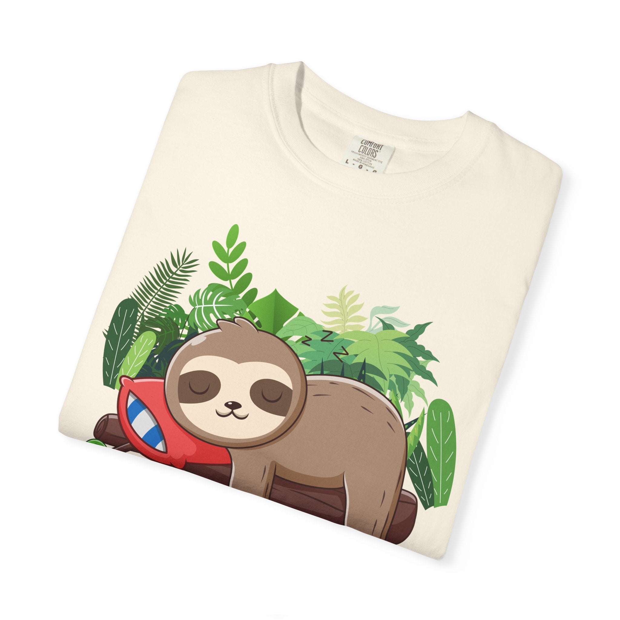 Furious Sloth Graphic T-Shirt — Cute Jungle Sloth Tee