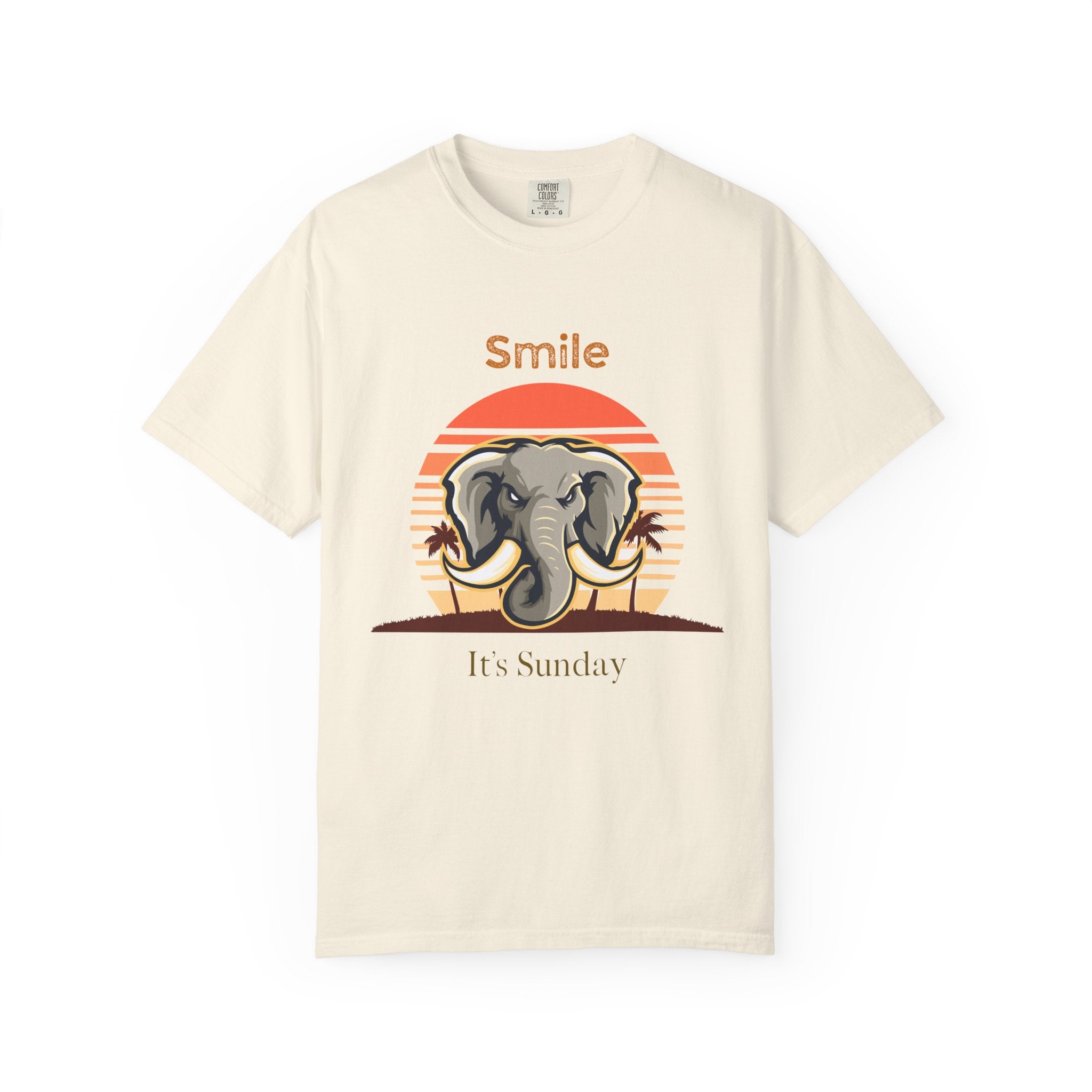 Smile It’s Sunday Elephant T-Shirt
