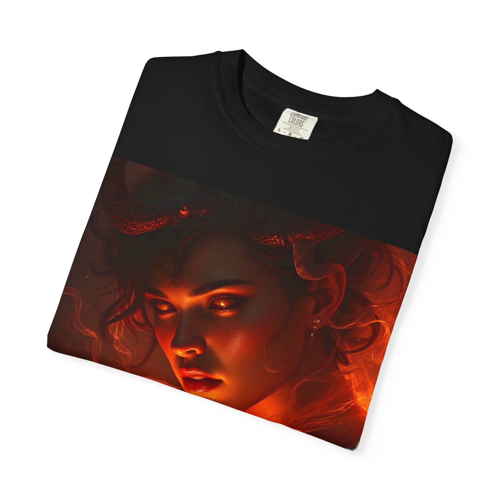 T-Shirt — Mystic Flame Portrait (Merch Art for 5th Techno Album)