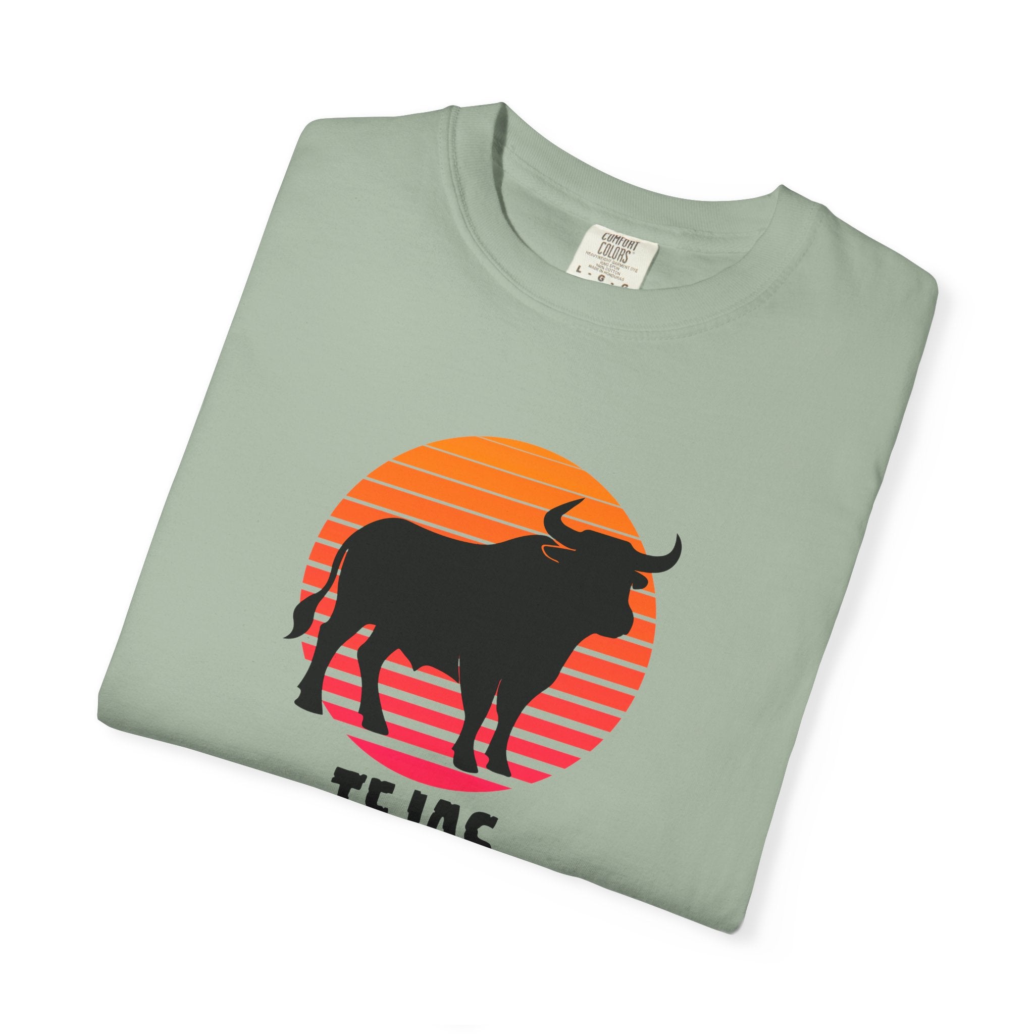 Tejas Bull Sunset T-Shirt