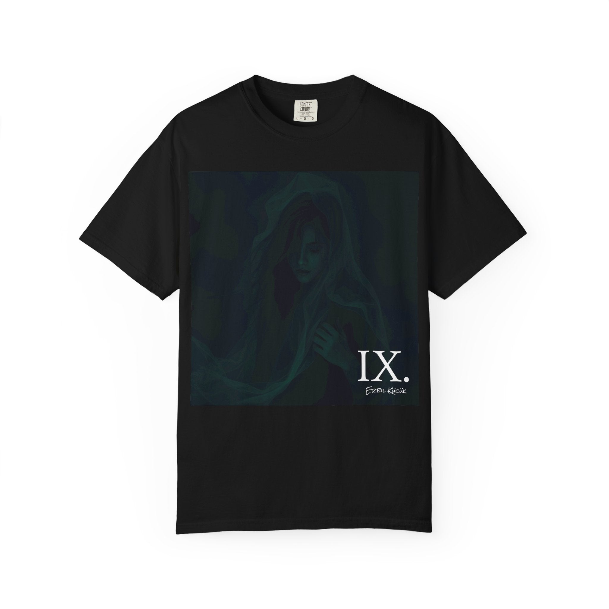 Dark Aesthetic T-Shirt — Gothic Portrait (Techno Album IX)