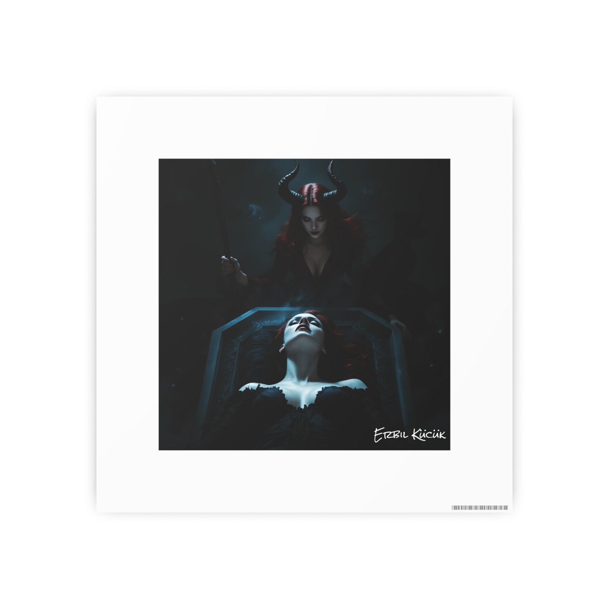 Dark Fantasy Photo Art Poster — 'Ritual of the Night' Gothic Wall Print