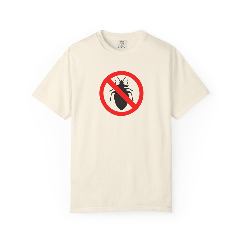 T‑Shirt — No Bugs Logo Tee (Bug Prohibition Symbol)