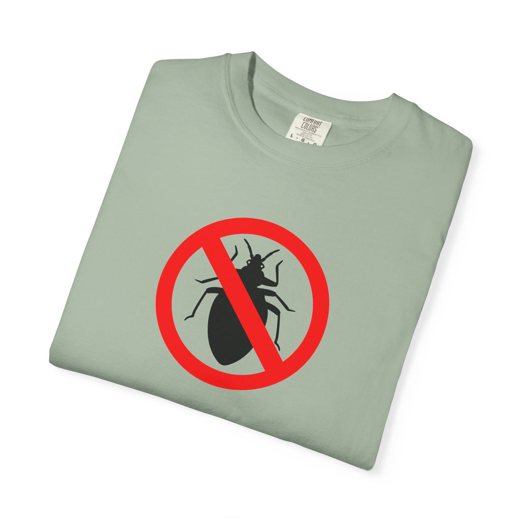 T‑Shirt — No Bugs Logo Tee (Bug Prohibition Symbol)