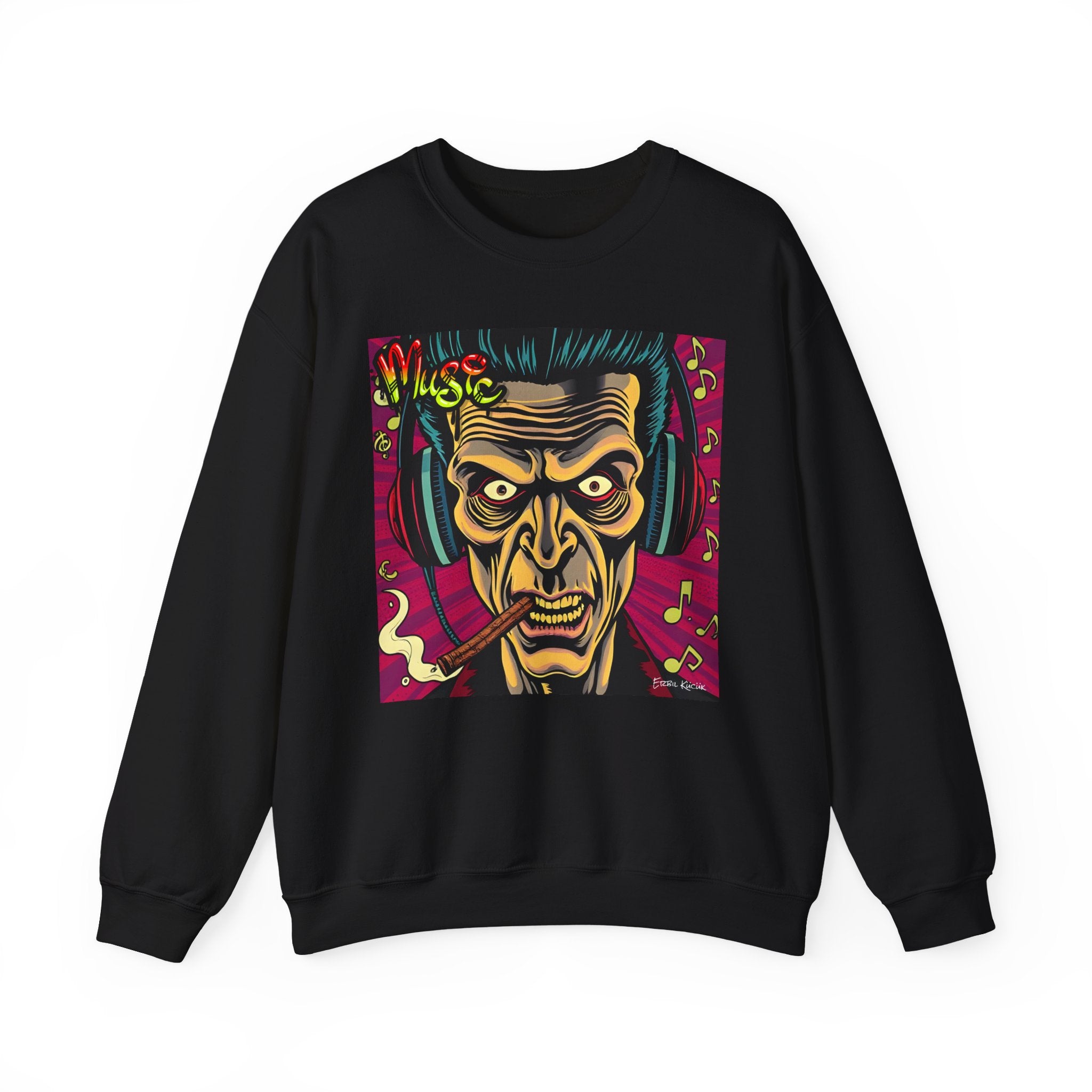Music Vibes Unisex Heavy Blend™ Crewneck Sweatshirt - "Off the Beat"