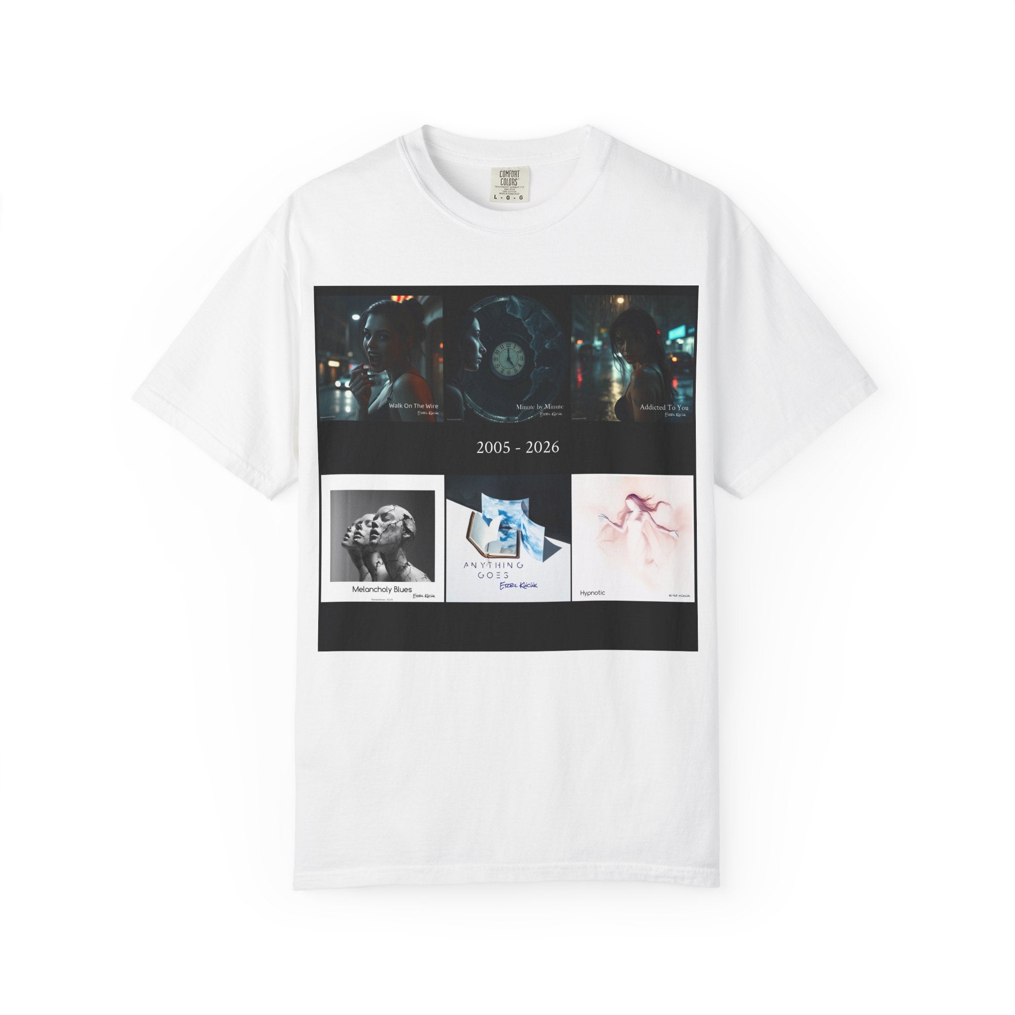 Band Tribute T‑Shirt — 2005–2026 Album Collage Graphic Tee