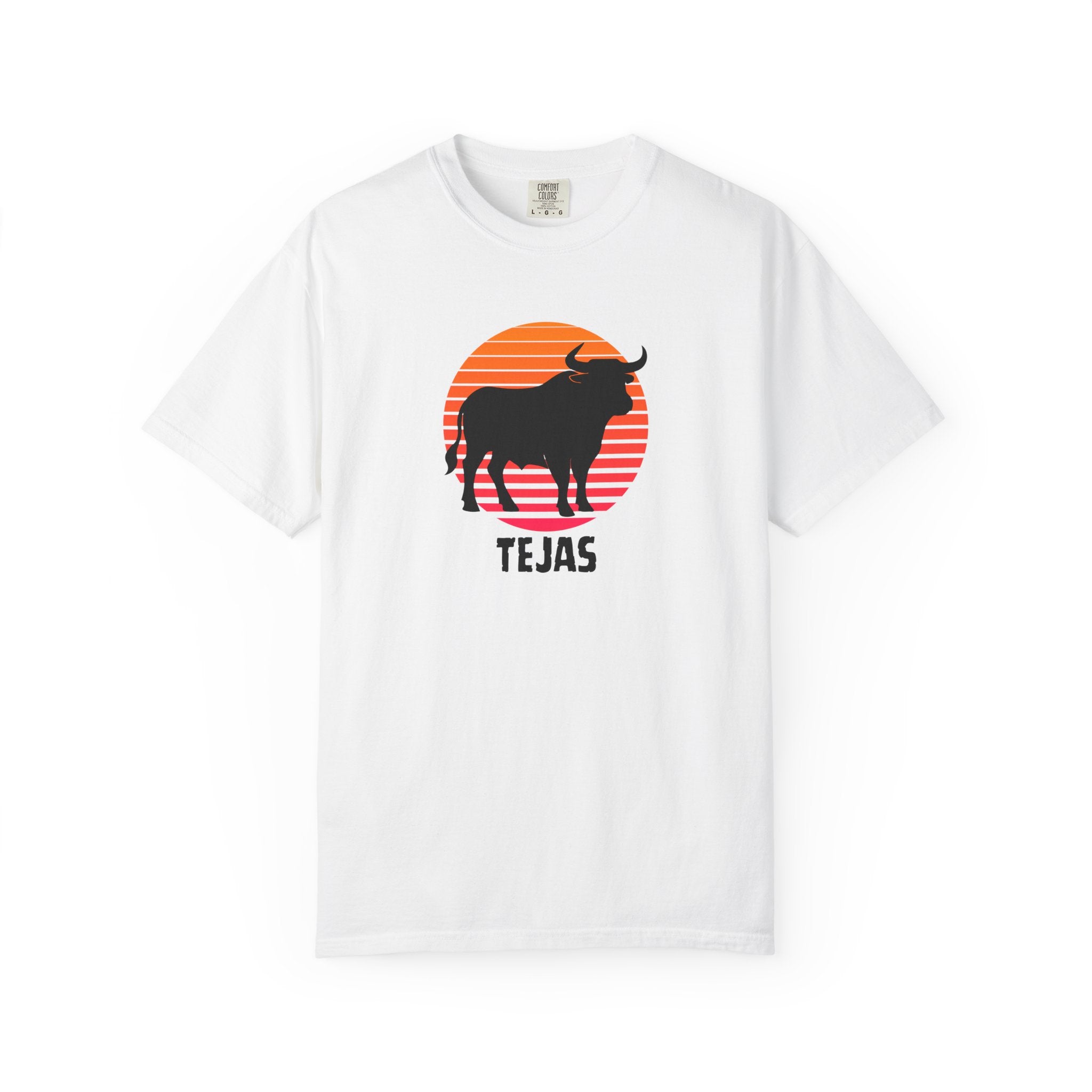 Tejas Bull Sunset T-Shirt