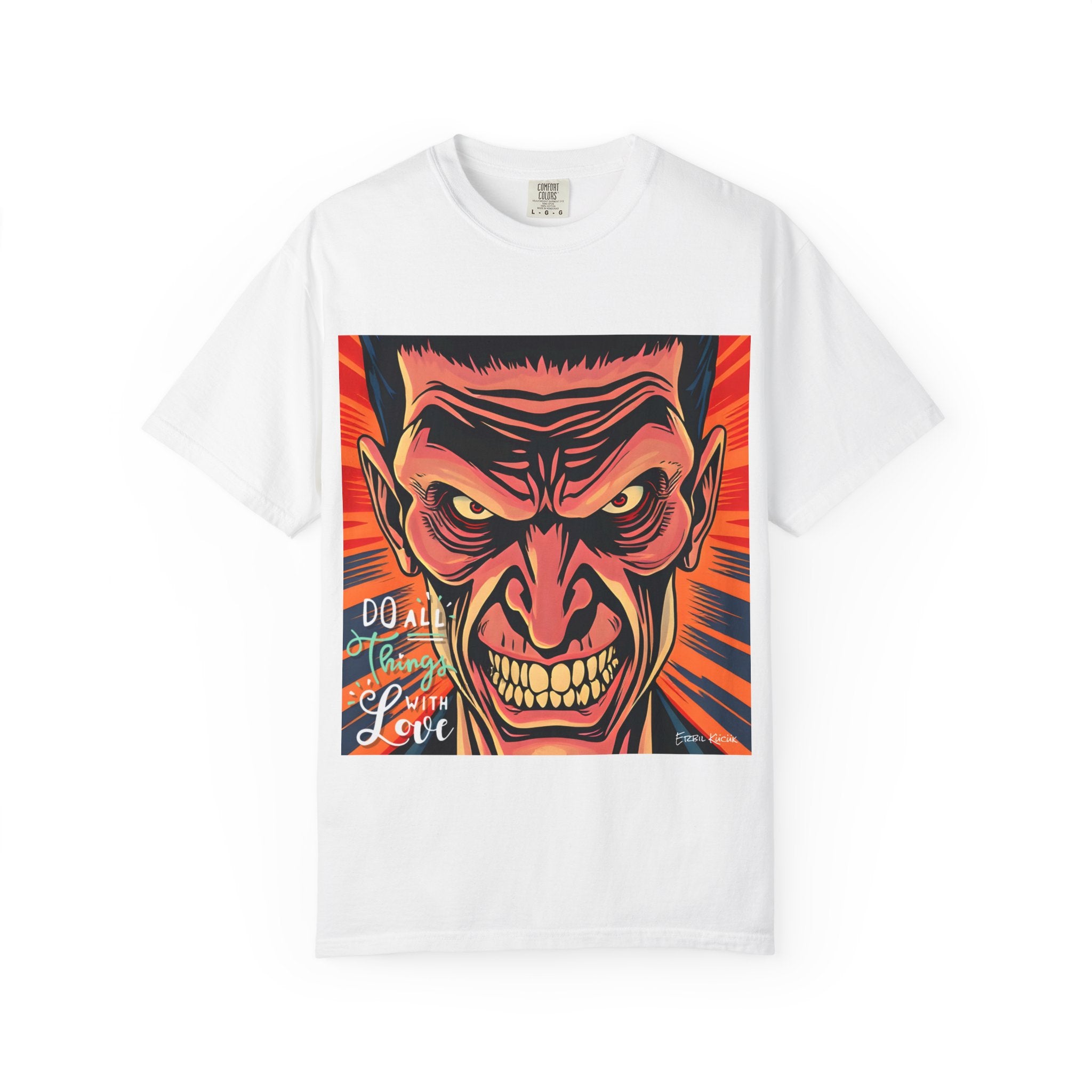 Bold Graphic Tee - "Do All Things With Love"