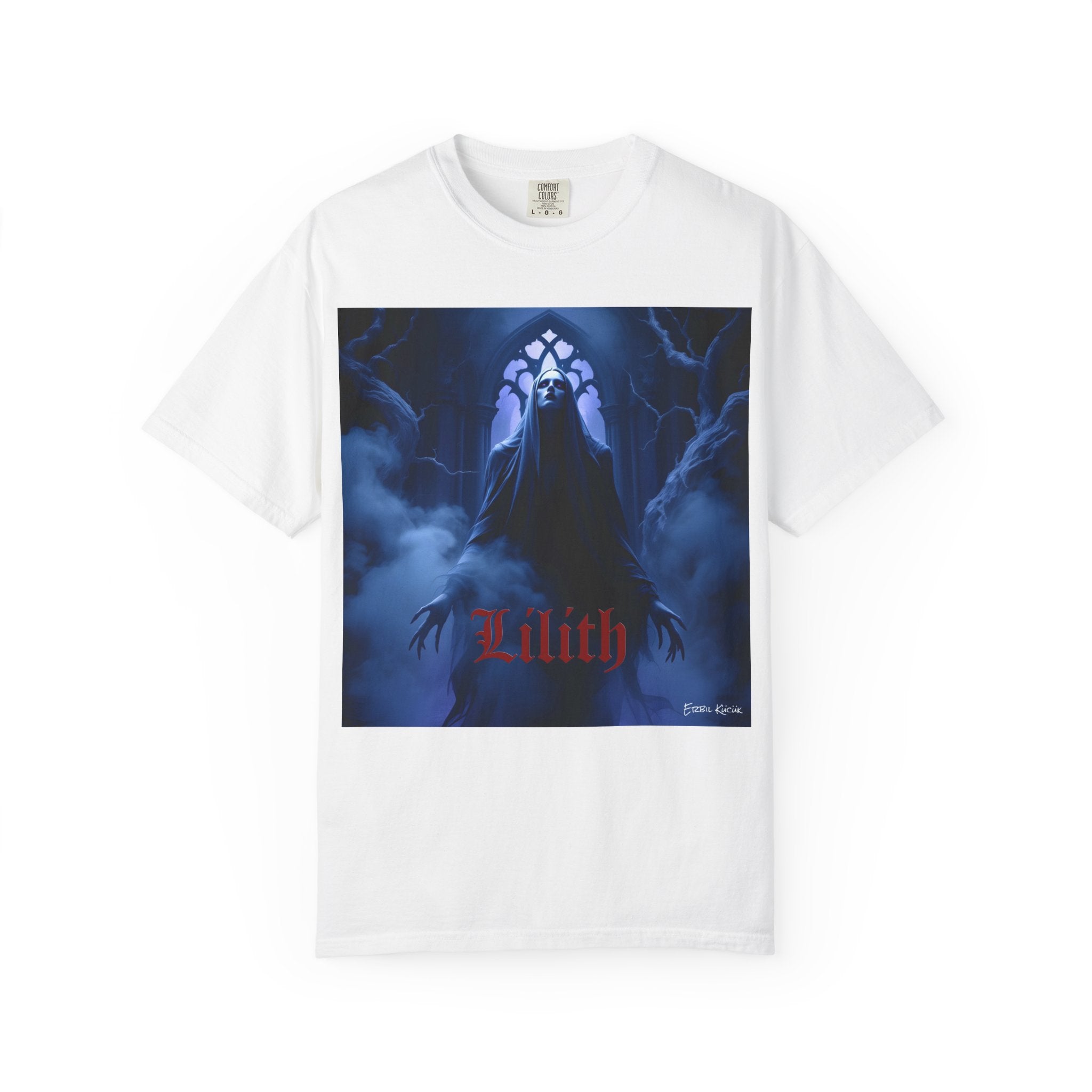 Lilith Gothic Demon T-Shirt — Dark Fantasy Horror Graphic Tee
